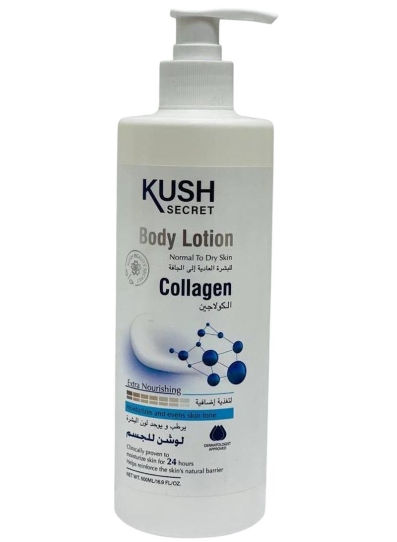 KUSH SECRET Body Lotion Collagen Normal To Dry Skin