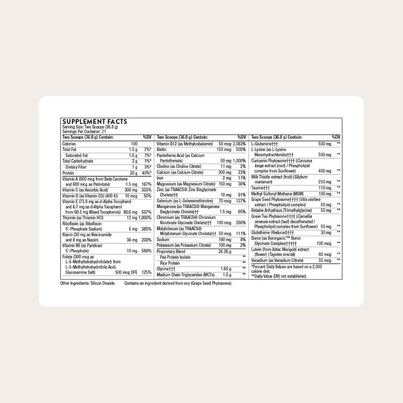 Thorne MediClear Plus - DIETARY SUPPLEMENT - NET WT 27.2 0Z (1.7 LB) 773 G - Image 2