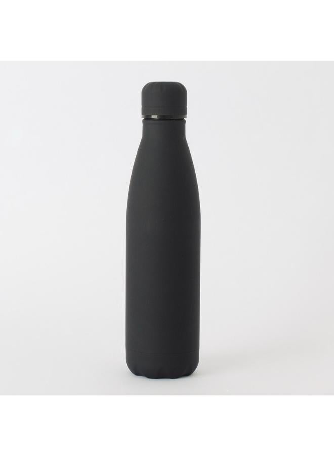 Akher el Ankoud Portable Double-Walled Stainless Steel Water Bottle 500Ml -Black - Image 1