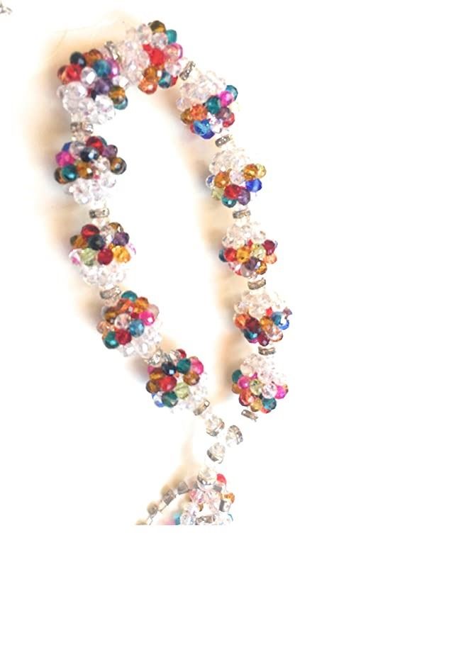 عام سبحة كريستال ملون ديكور للسيارة - Image 1