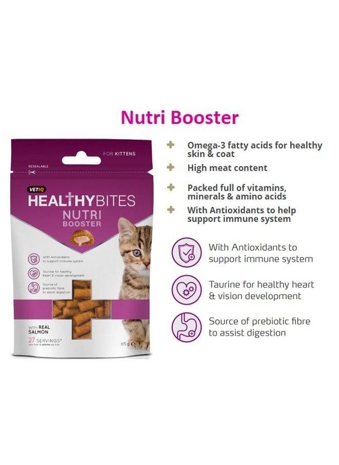 Vetiq - Vetiq Healthy Bites Nutri Booster Kitten Treats 65g - Image 1
