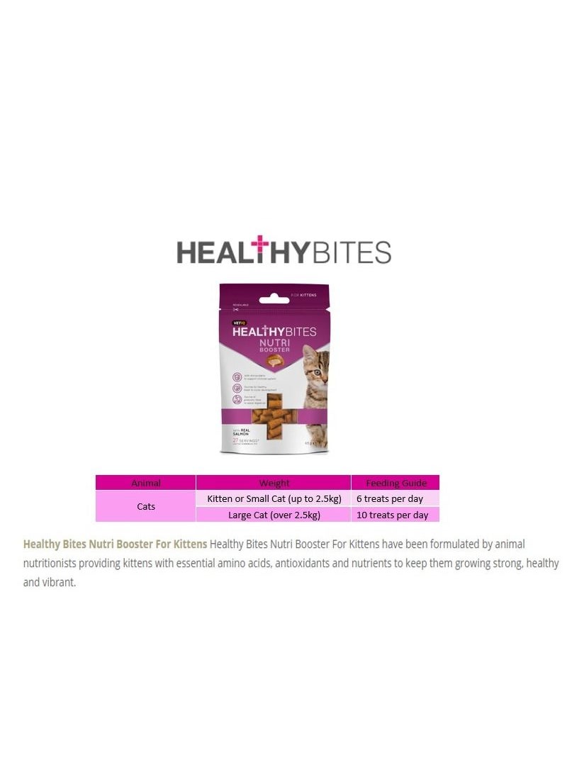 Vetiq - Vetiq Healthy Bites Nutri Booster Kitten Treats 65g - Image 1