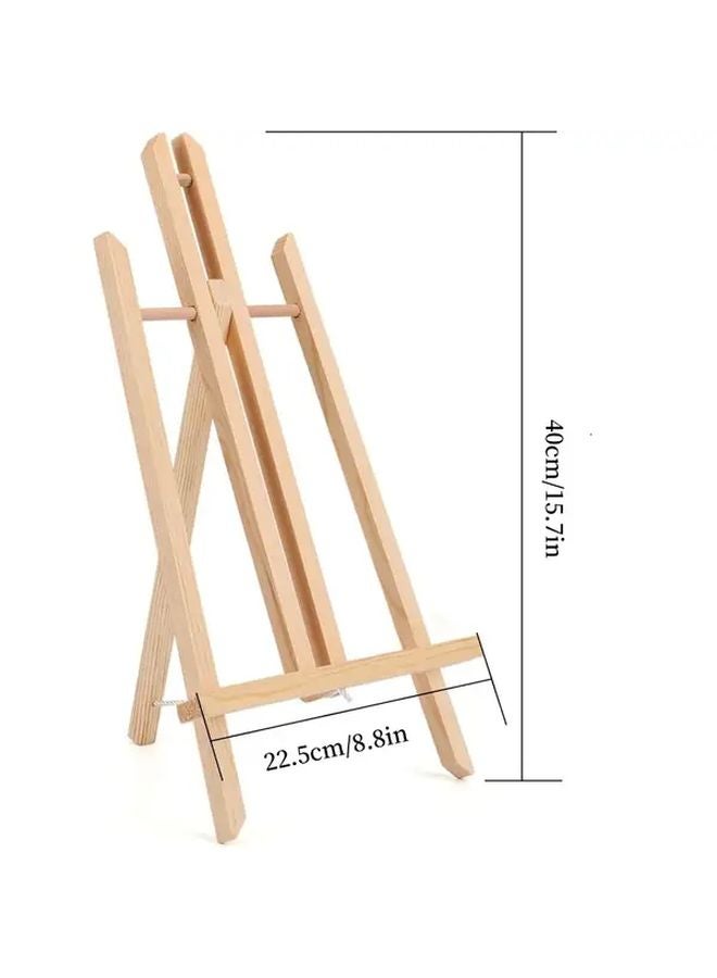 6pcs 15.7 Inch Wooden Tabletop Easel Stands For Art Display Photo Holder - Image 5