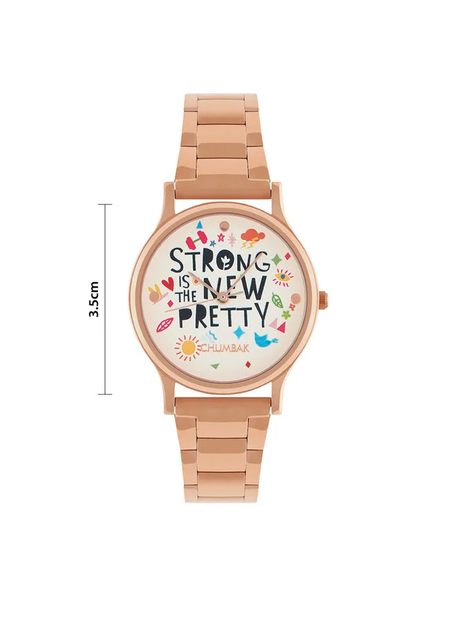 Chumbak  TEAL by Chumbak Strong is the new pretty Watch,Metal link Strap  | Best Price UAE