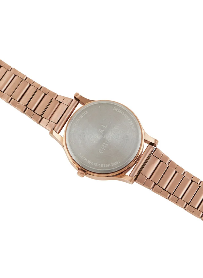Chumbak  TEAL by Chumbak Strong is the new pretty Watch,Metal link Strap  | Best Price UAE