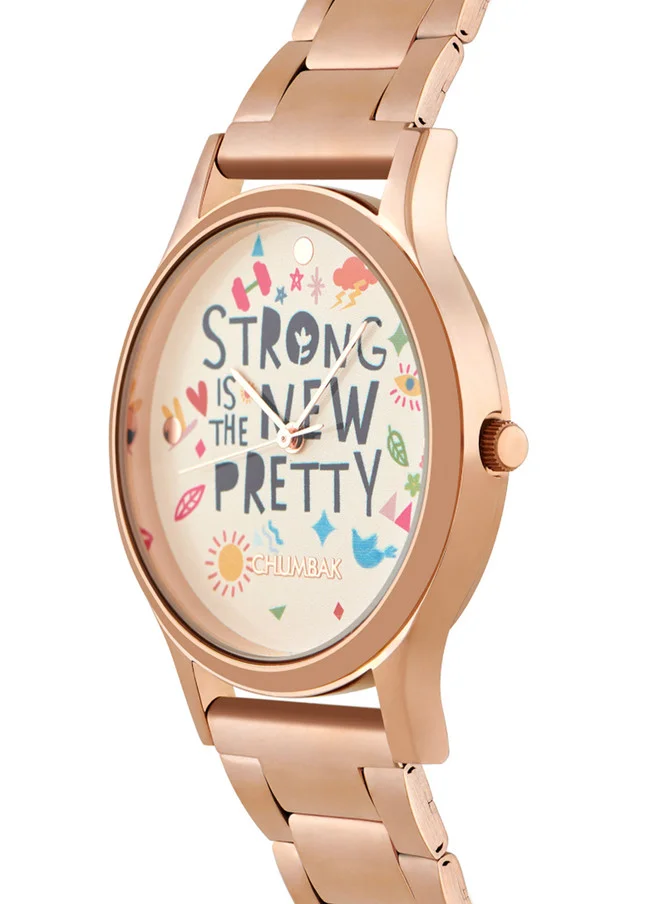 Chumbak TEAL by Chumbak Strong is the new pretty Watch,Metal link Strap