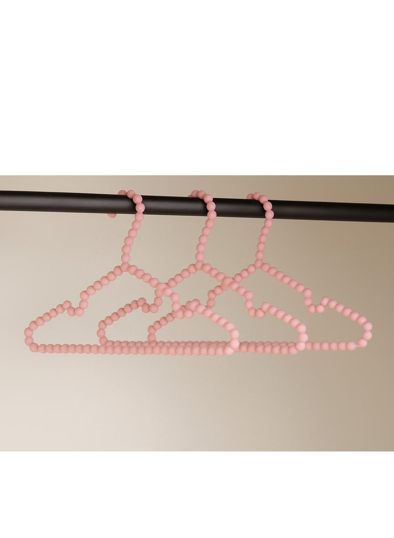 شماعات ملابس بلاستيك بابلز، طقم 3 قطع، متعدد الالوان - Image 2