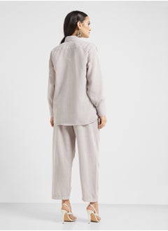 hayas closet Button Down Blouse & Pants Set  - Image 2