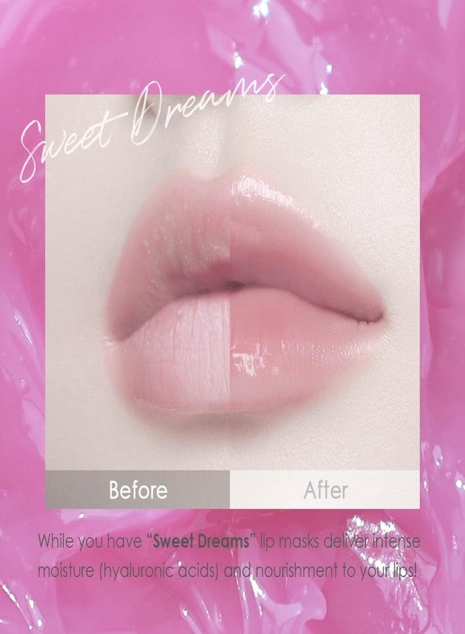 glowiest Sweet Dreams Overnight Lip Mask- Nourishing, Plumping and Hydrating Lip Balm | glowiest Sweet Dreams Lip Sleeping Mask | Hyaluronic Acids+Vitamin C+Shea Butter+Antioxidants l Berry - 0.7 oz. - Image 3