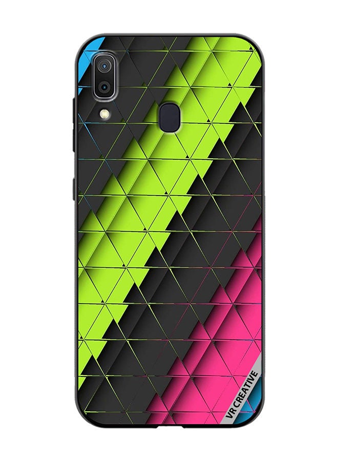 VR CREATIVE Protective Case Cover For Samsung Galaxy A30 Abstract Design Multicolour - Image 1