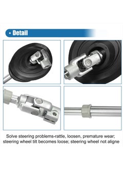 X AUTOHAUX Steering Shaft for Audi SQ5 3.0L V6 2014-2017 for Audi Q5 3.0L V6 2013-2017 Lower Intermediate Steering Column 8R1419753H 8R1419753F 8R1419753G  - Image 5