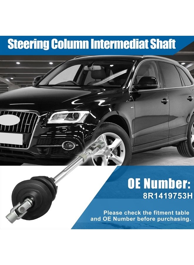 X AUTOHAUX - Steering Shaft for Audi SQ5 3.0L V6 2014-2017 for Audi Q5 3.0L V6 2013-2017 Lower Intermediate Steering Column 8R1419753H 8R1419753F 8R1419753G - Image 1