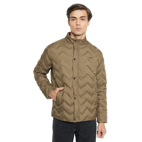 Duke Stardust Men Full Sleeve Heater Jacket (SDZ2154_Olive_XXL) - Image 1