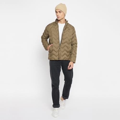 Duke Stardust Men Full Sleeve Heater Jacket (SDZ2154_Olive_XXL) - Image 5