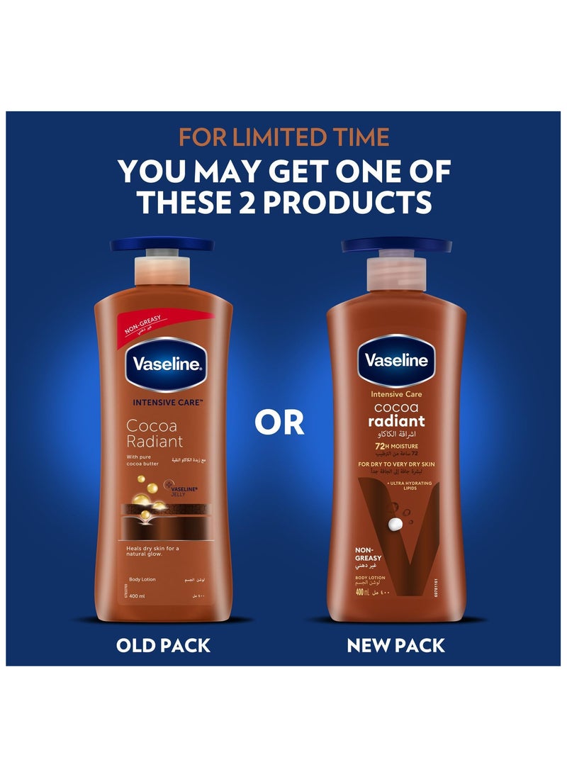 Vaseline - Vaseline Lotion cocoa radiant 400 ML - Image 1