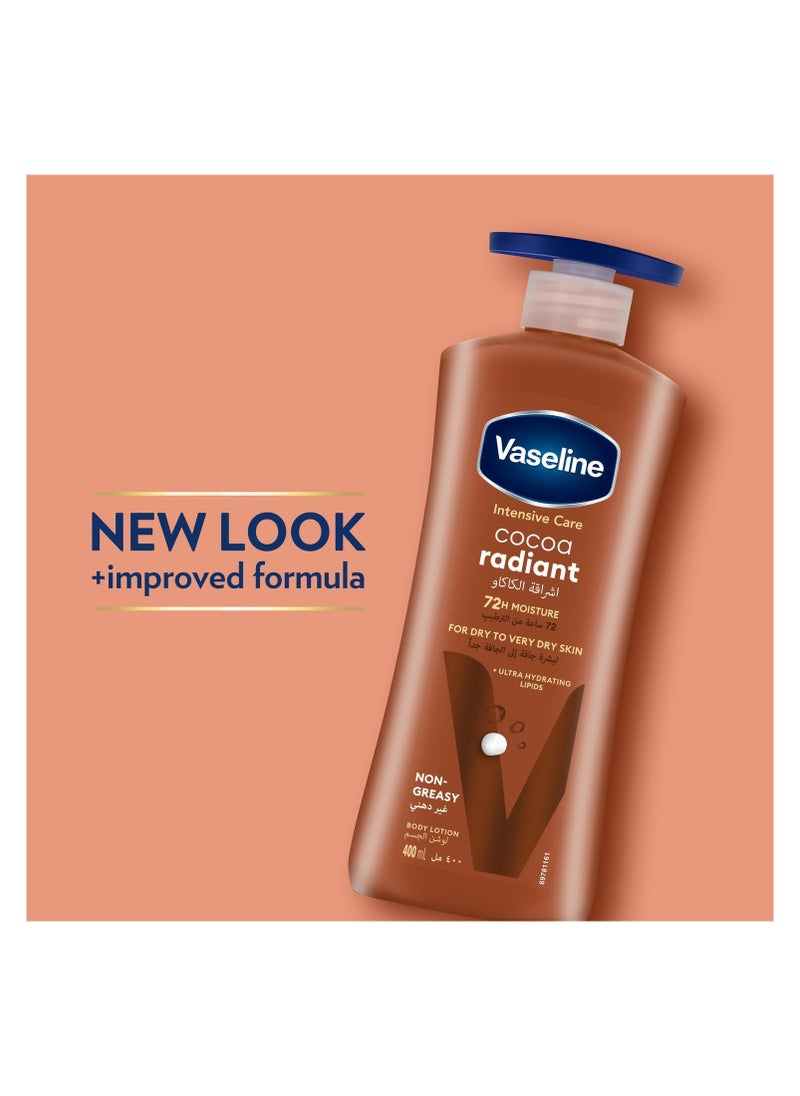 Vaseline - Vaseline Lotion cocoa radiant 400 ML - Image 1