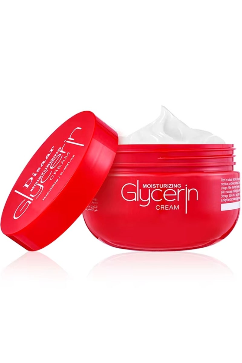 Disaar كريم الجلسرين المرطب 280 جرام - مرطب طبيعي يدوم طويلاً - كريم تبييض الوجه - كريم جلسرين فائق الترطيب - كريم جلسرين سميك وناعم وحريري للوجه - Image 1