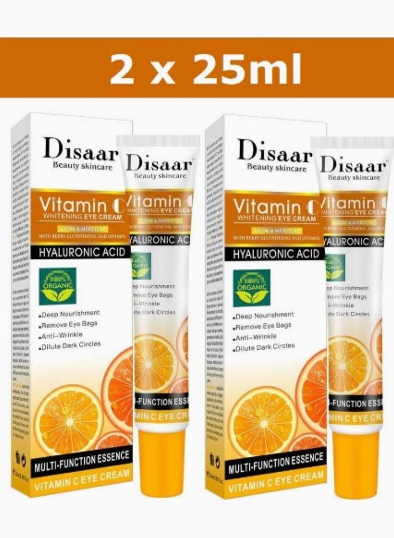 Disaar Pack Of 2 Vitamin C Whitening Eye Cream - Image 1