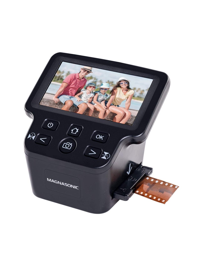 Magnasonic Magnasonic All-in-One 24MP Film Scanner with Large 5" Display & HDMI, Converts 35mm/126/110/Super 8 Film & 135/126/110 Slides into Digital Photos, Built-in Memory (FS71)  - Image 1