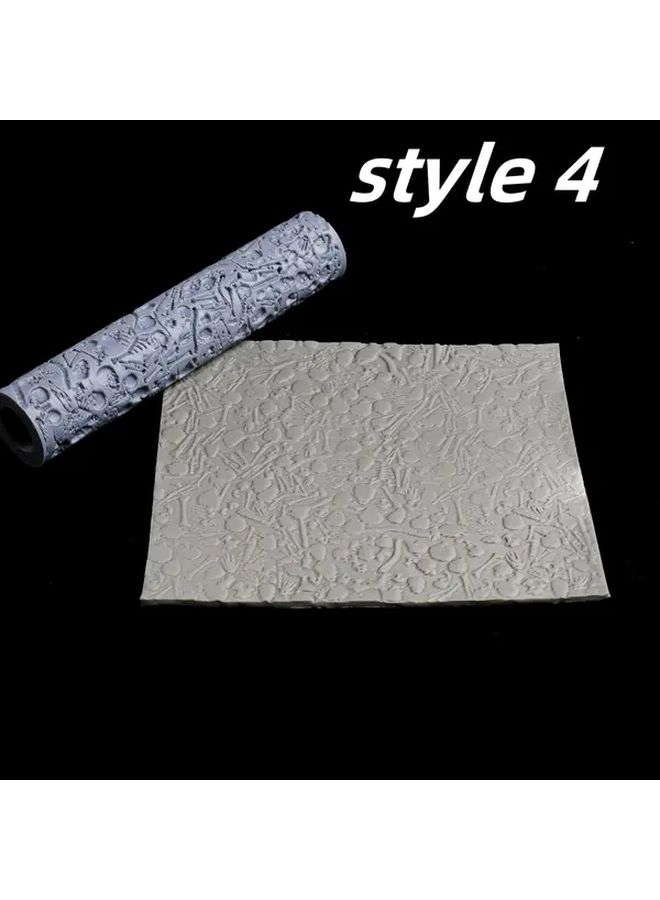 3D Printed Texture Roller For Clay And Foam Miniature Terrain Style 4 - Image 5
