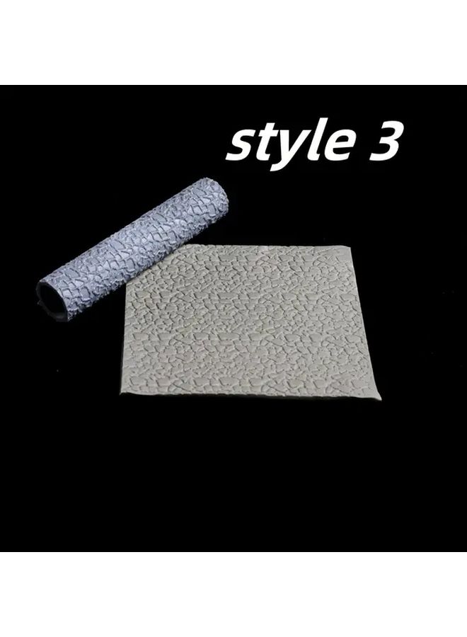 3D Printed Texture Roller For Clay And Foam Miniature Terrain Style 4 - Image 4