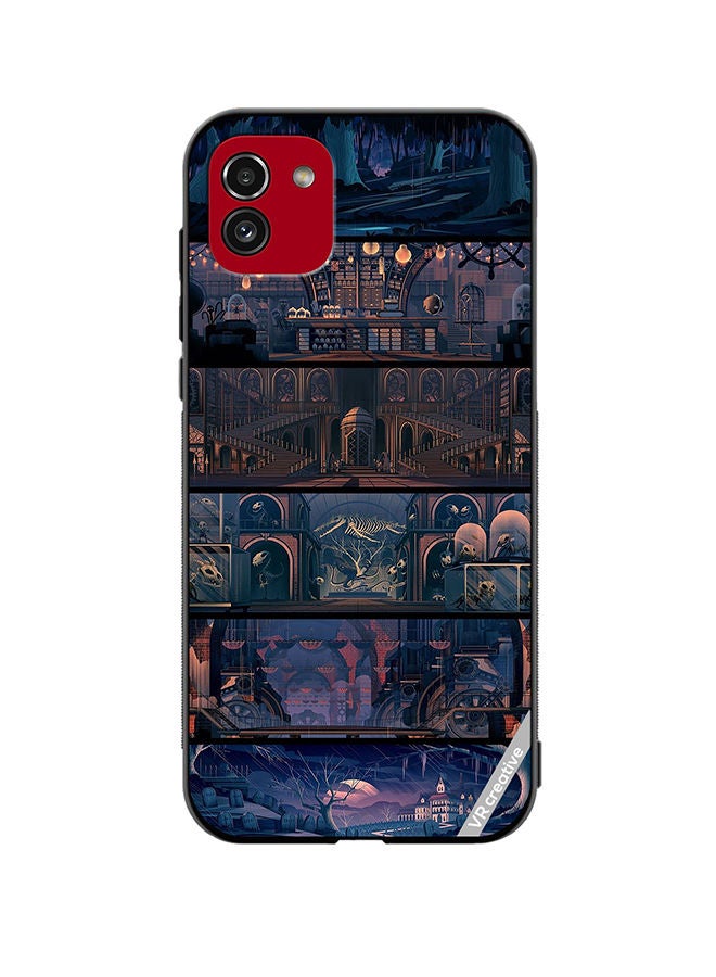VR CREATIVE Protective Case Cover For Samsung Galaxy A03 Multicolor Design - Image 1