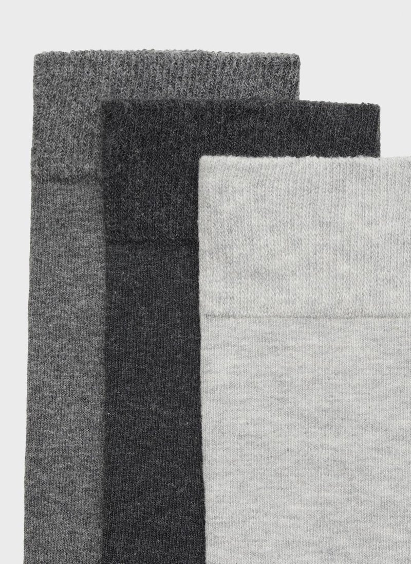 Mango Man 3 Pack Cotton Socks  - Image 3