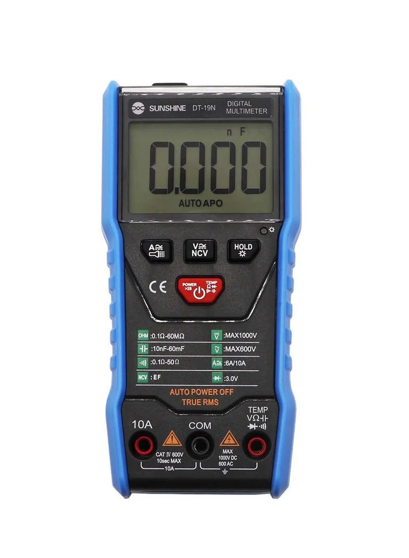 Sunshine DT-19N Mini Intelligent Digital Multimeter  - Image 1