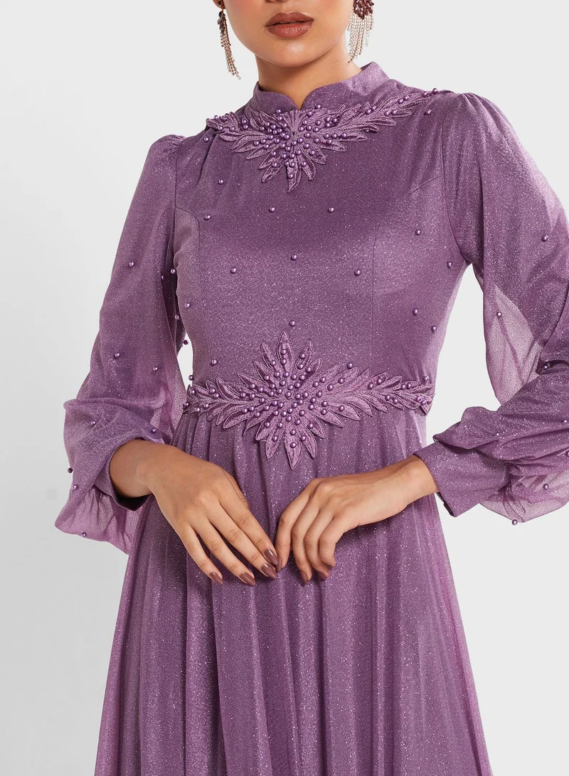 Khizana Shimmer A-Line Dress