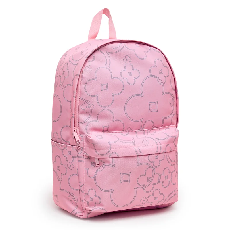 Koton Koton Kids Monogram Debossed Zippered School Bag