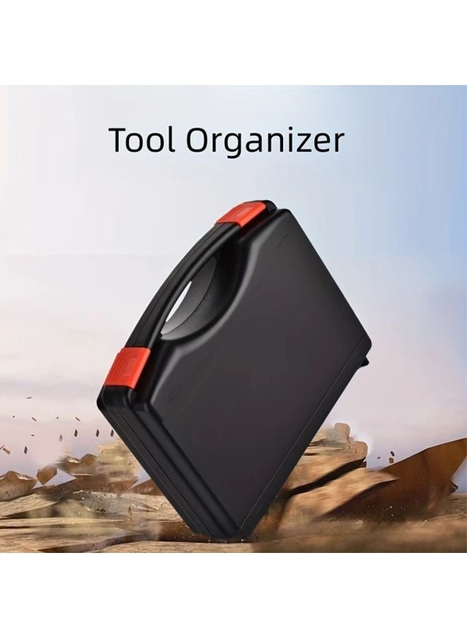 WL015 Black Empty Plastic Suitcase Tool Box For Power Hardware Electronic Instruments - Image 2