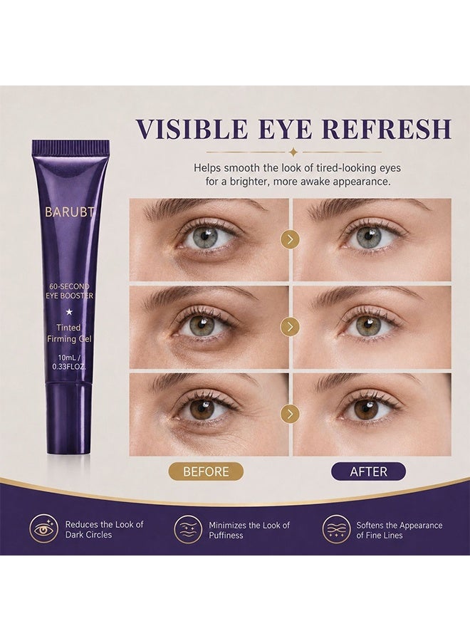 BARUBT 60-Second Eye Booster, Tinted Firming Gel, Hydrating Tinted Face Primer, Skin Blurring Foundation Gel, Natural Long-Wear Light Coverage Makeup（2 Medium Deep） - Image 5