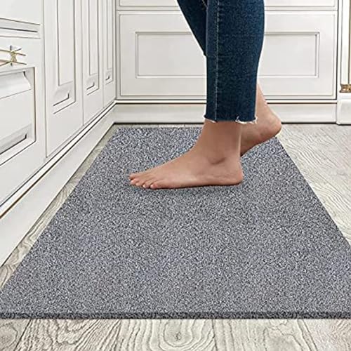 Purav Light Waterproof Non-Slip Rubber Door Mats for Floor Home Outdoor Entrance Anti-Skid Foot Mats (Size: 2x3 feet, Grey) - Image 4
