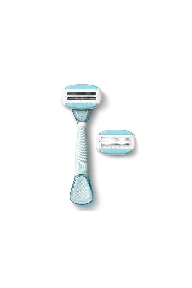 DORCO Eve 6 Razor for Women with Aloe Vera and Avocado Oil Moisture Bar 6 Blade Refills - Image 2