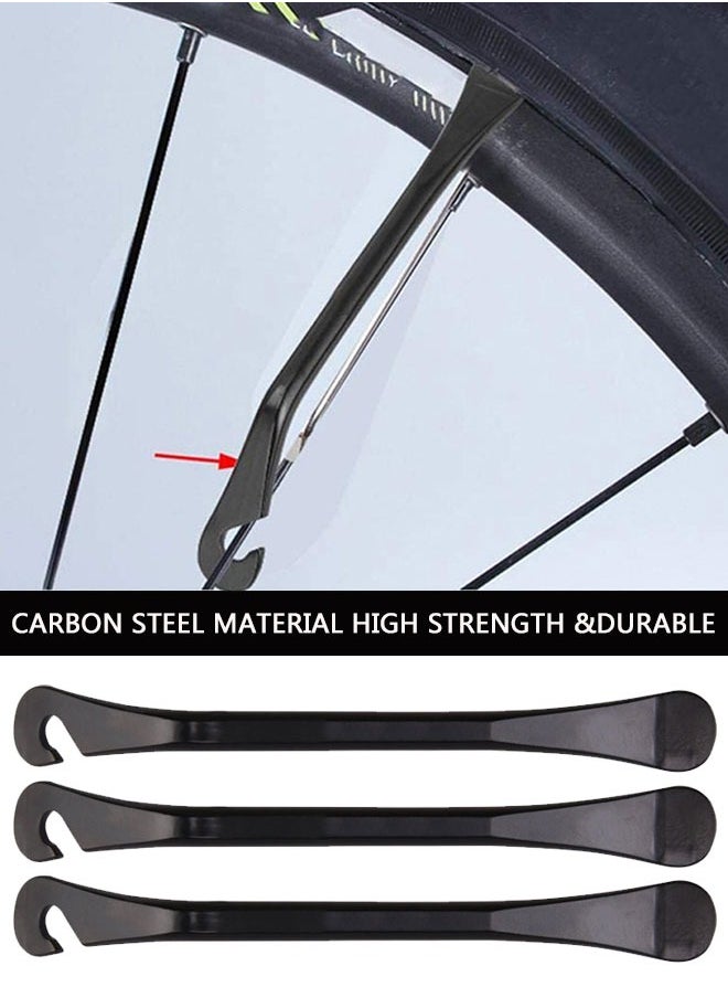 وهاواي 3pcs Bike Tire Lever, Carbon Steel Bicycle Levers Tire Changing Tool Bicycle Tire Removal Tools  - Image 4