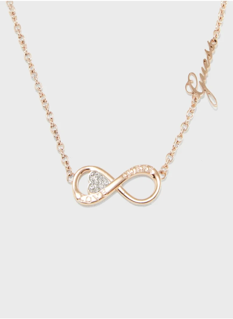 GUESS Horiz Infinity Necklace