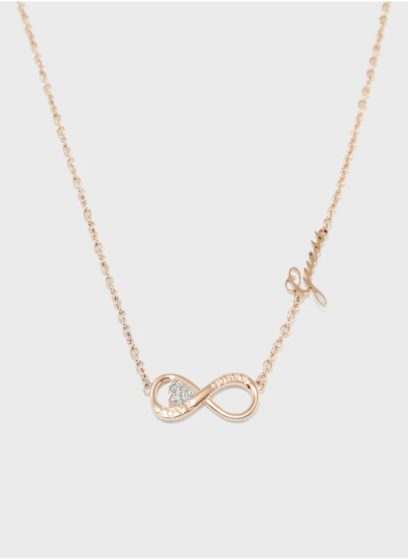 GUESS Horiz Infinity Necklace