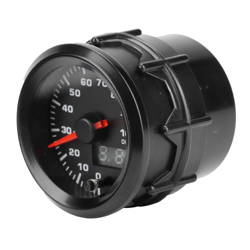 Digital Oil Pressure Gauge: ABS Material High Precision - Stepper Motor Fast Response Car Gauge for Modified Gasoline Cars - Image 1