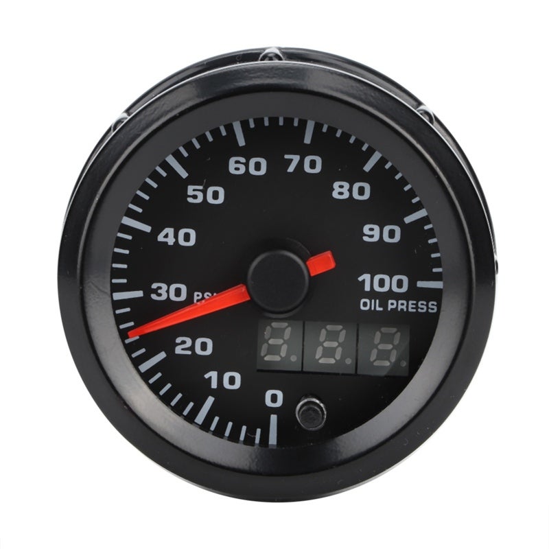 Digital Oil Pressure Gauge: ABS Material High Precision - Stepper Motor Fast Response Car Gauge for Modified Gasoline Cars - Image 5