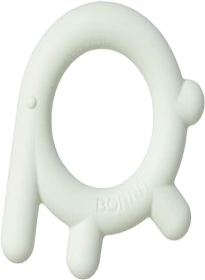 Borrn Silicone Elephant Shaped Baby Teether - Green