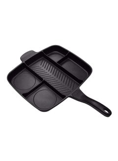 PAVITYAKSH PAVITYAKSH Magic pan Double Sided Magic Frying Pan, Non-Stick 5 in 1 Fry Pan Divided Grill Fry Oven Meal Skillet  - Image 2
