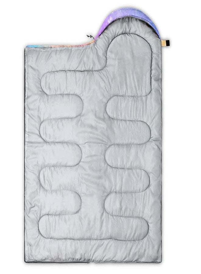 NaFurAhi Datura home Kids Sleeping Bag for Girls,Galaxy Glitter Star -Lightweight Warm Outdoor Indoor-Waterproof Cold Weather Resistant Sleeping Bag for Camping Hiking(Galaxy 32"*90") - Image 4