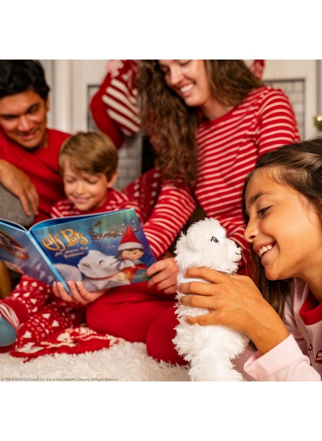 The Elf on the Shelf Elf Pets: an Arctic Fox Tradition - Huggable Elf Pet Arctic Fox Stuffed Animal - Includes Beautifully Illustrated Hardbound Storybook, Mini Snow Globe Charm and Official Adoption Certificate  - Image 3