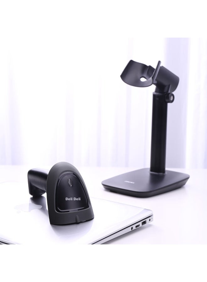 Deli Barcode Scanner Fixed Stand, Wired And Wireless Scanner Universal Stand, Cashier Barcode Scanner Display Stand, Hanging Bracket 15130 - Image 2