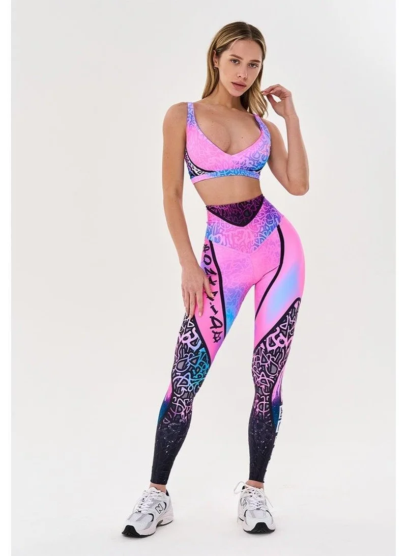 Bona Fide Classic High Waist Graffiti Classic High Waist Gym Leggings for Women for Women | Best Price UAE