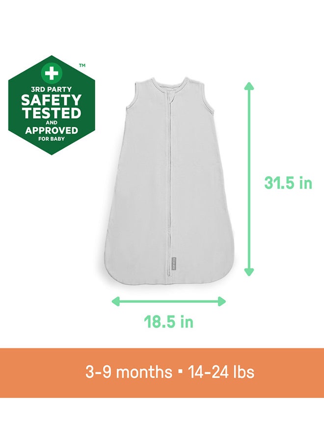 SwaddleMe Summer Infant by Ingenuity Night Sack Sleeper - Heather Grey, 3 - 18 Months  - Image 4