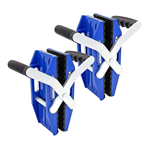HighTop 2PCS Stone Granite Carrying Clamps Handed Panel Carriers Heavy Duty Clamps for Granite and Marble Panels Countertop Glass Slabs Metal Sheet Plywood (3-45mm) 660lbs - Image 1