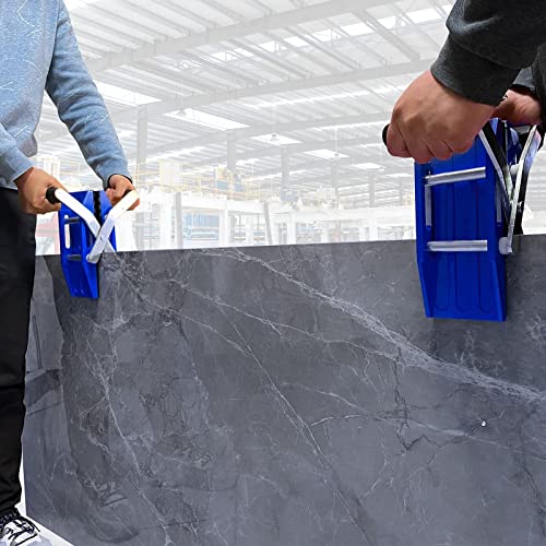 HighTop 2PCS Stone Granite Carrying Clamps Handed Panel Carriers Heavy Duty Clamps for Granite and Marble Panels Countertop Glass Slabs Metal Sheet Plywood (3-45mm) 660lbs - Image 2