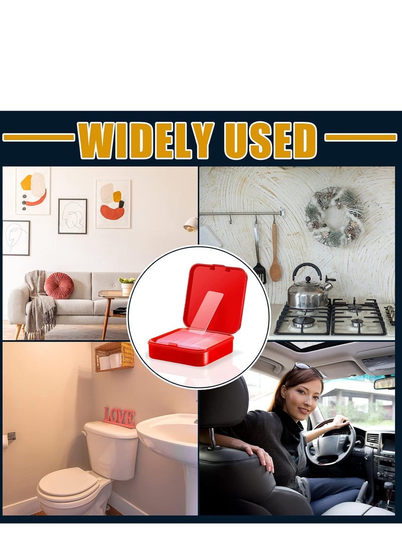 60 قطعه لاصق شفاف متعدد الاستخدامات لاصق للحجاب - Image 4