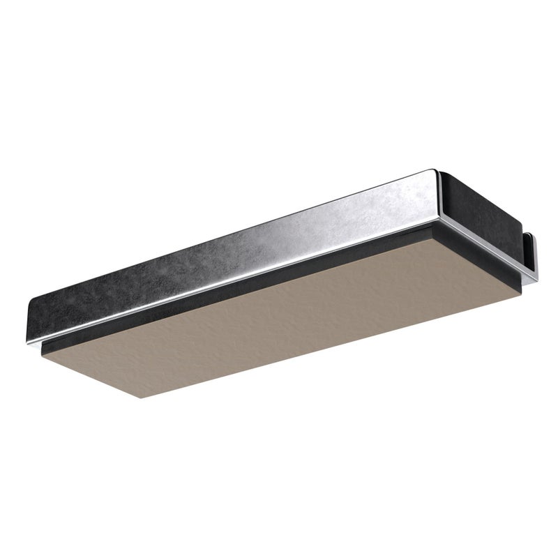 Master Magnetics Ceramic Channel Magnet Pack - Heavy-Duty Strong Magnets - 22 lb Pull Each - Double-Sided Adhesive Foam Backing - Nickel-Plated Base - 3â€ L x 0.905â€ W x 0.25â€ H - 8-Pack - Image 2